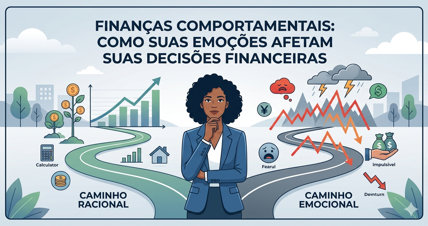 Finanças Comportamentais: Como Suas Emoções Afetam Suas Decisões Financeiras